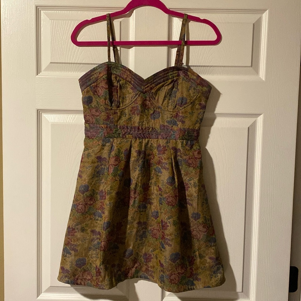 Granny chic bustier top free people dress